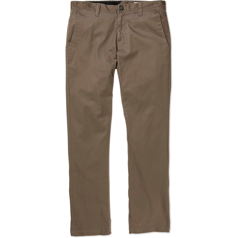 image:imageVolcom Mens Frickin Modern Fit Stretch Chino Pant Mushroom