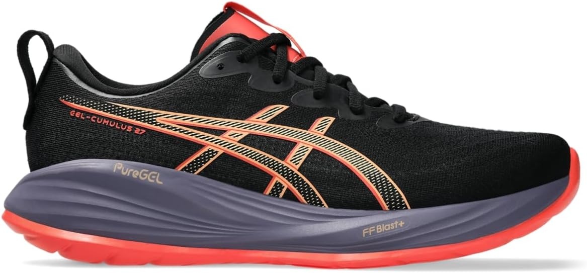 image:imageASICS GelCumulus 27 Mens RunningBlackCoral Reef