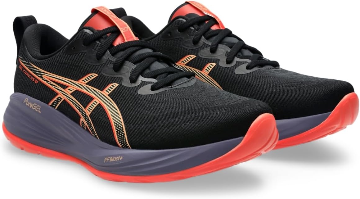 image:imageASICS GelCumulus 27 Mens RunningBlackCoral Reef
