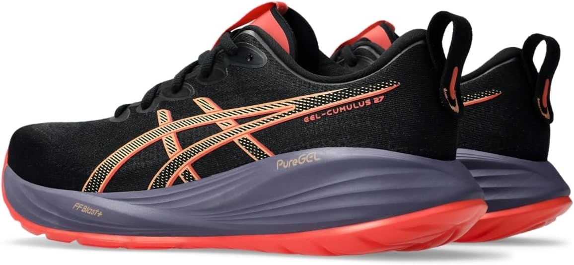 image:imageASICS GelCumulus 27 Mens RunningBlackCoral Reef