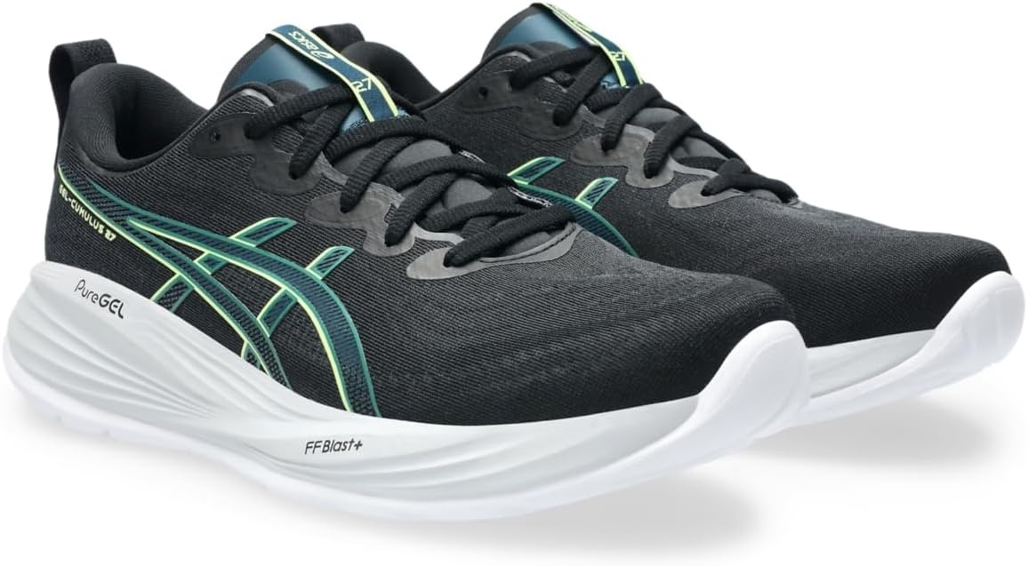 image:imageASICS GelCumulus 27 Mens RunningBlackLucid Yellow
