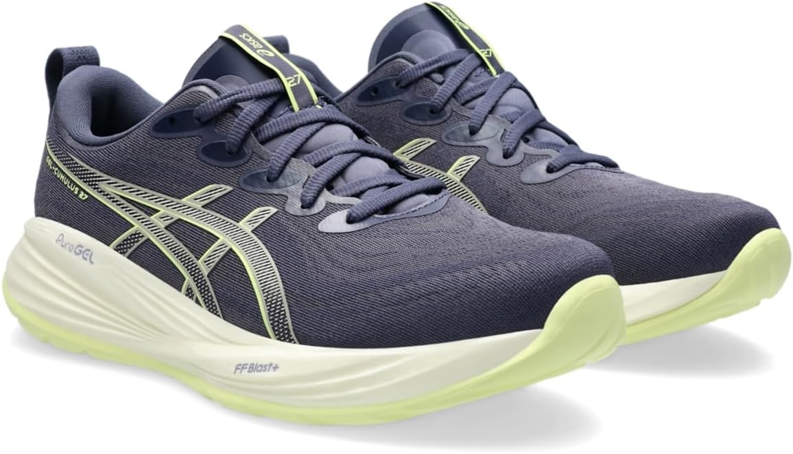 image:imageASICS GelCumulus 27 Mens RunningIndigo FogLucid Yellow
