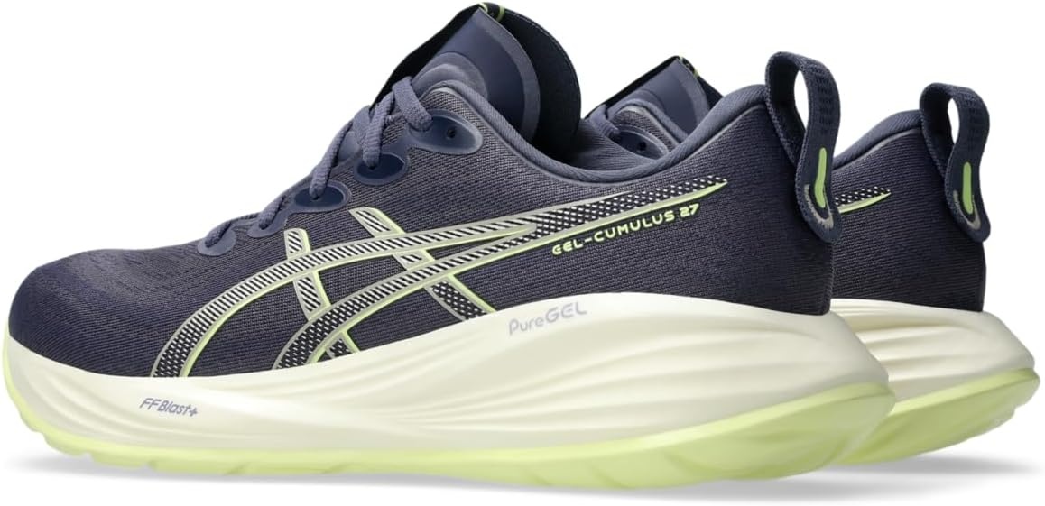 image:imageASICS GelCumulus 27 Mens RunningIndigo FogLucid Yellow