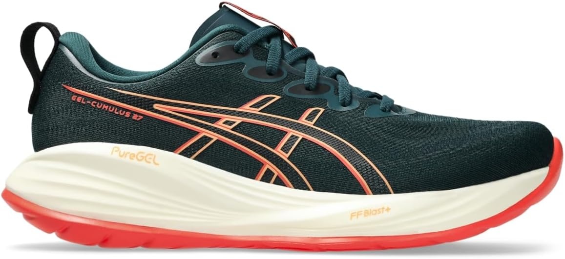 image:imageASICS GelCumulus 27 Mens RunningSaxon GreenCoral Reef