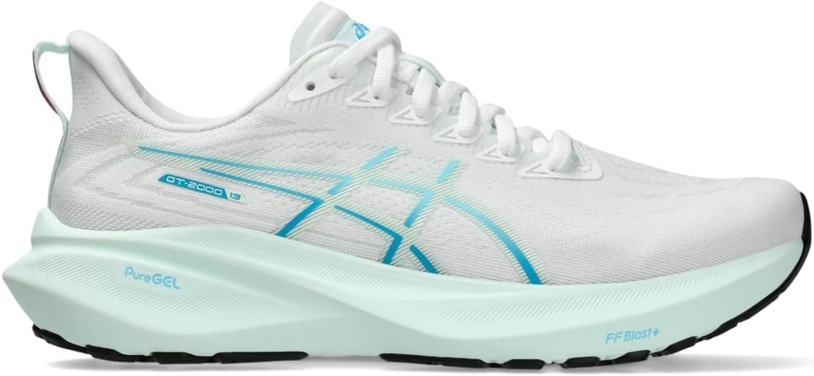 image:imageASICS Womens GT2000 13 Running ShoesWhiteSoothing Sea