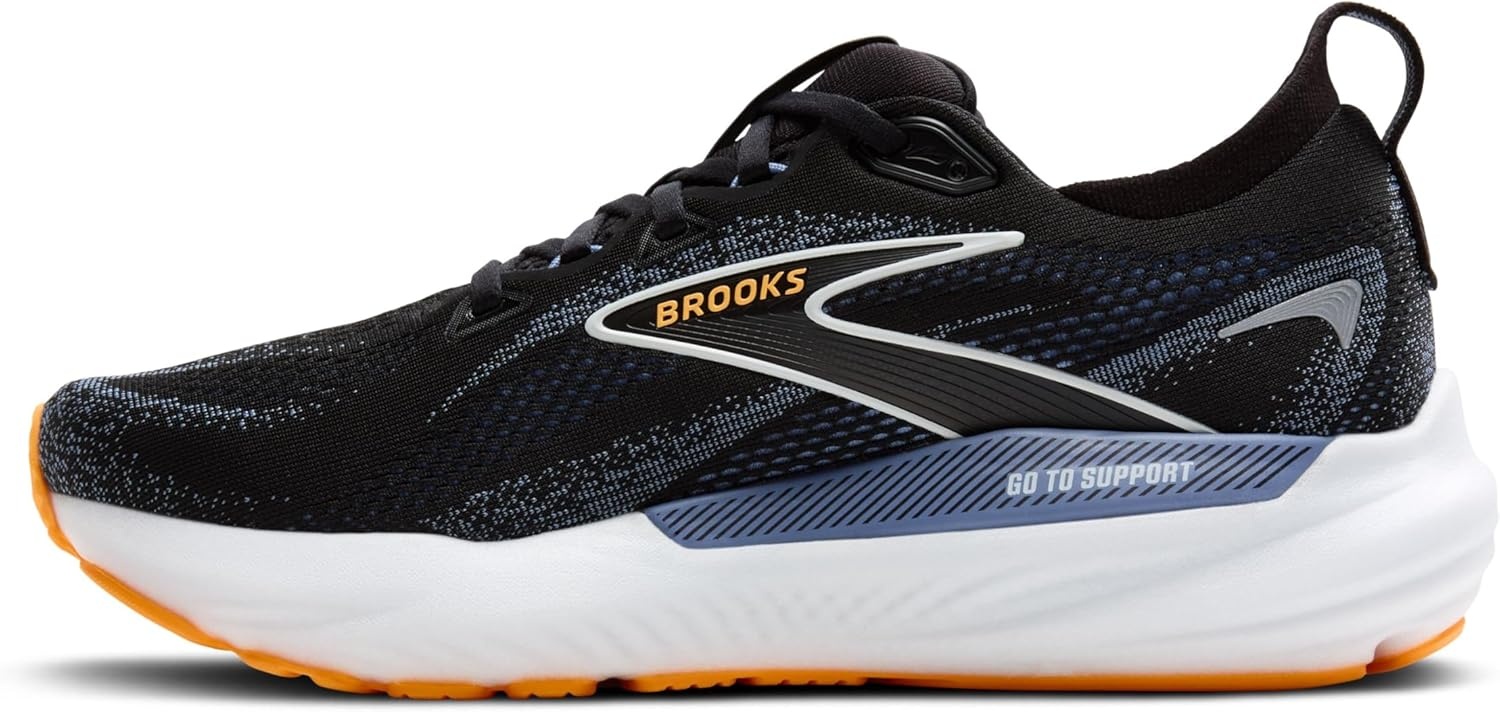 image:imageBrooks Mens Glycerin GTS 22 Supportive Running ShoeBlackCountry BlueOrange Pop