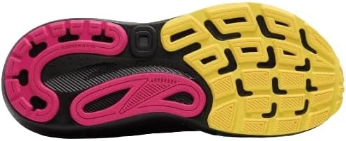 image:imageBrooks Womens Adrenaline GTS 24 Supportive Running ShoeBlackYellowFuchsia