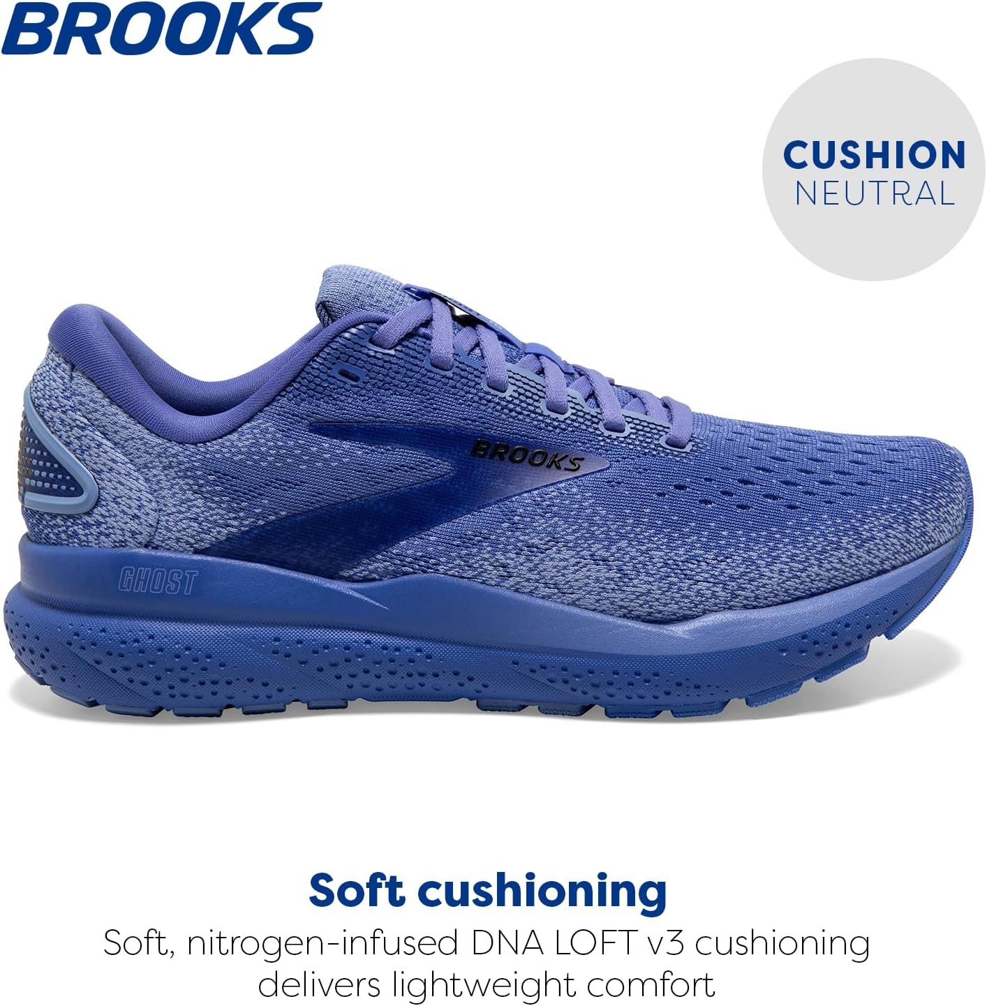 image:imageBrooks Womens Ghost 16 Neutral Running ShoeBaja BluePale Iris