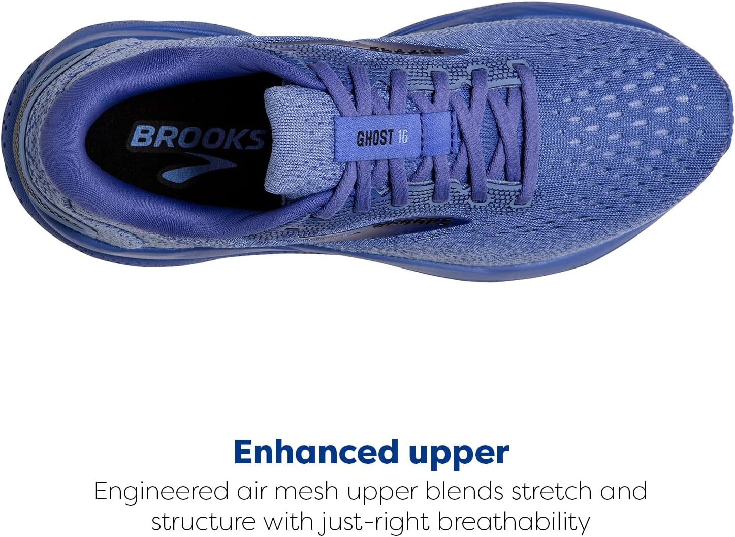 image:imageBrooks Womens Ghost 16 Neutral Running ShoeBaja BluePale Iris