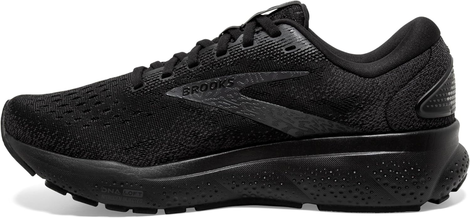 image:imageBrooks Womens Ghost 16 Neutral Running ShoeBlackBlackEbony