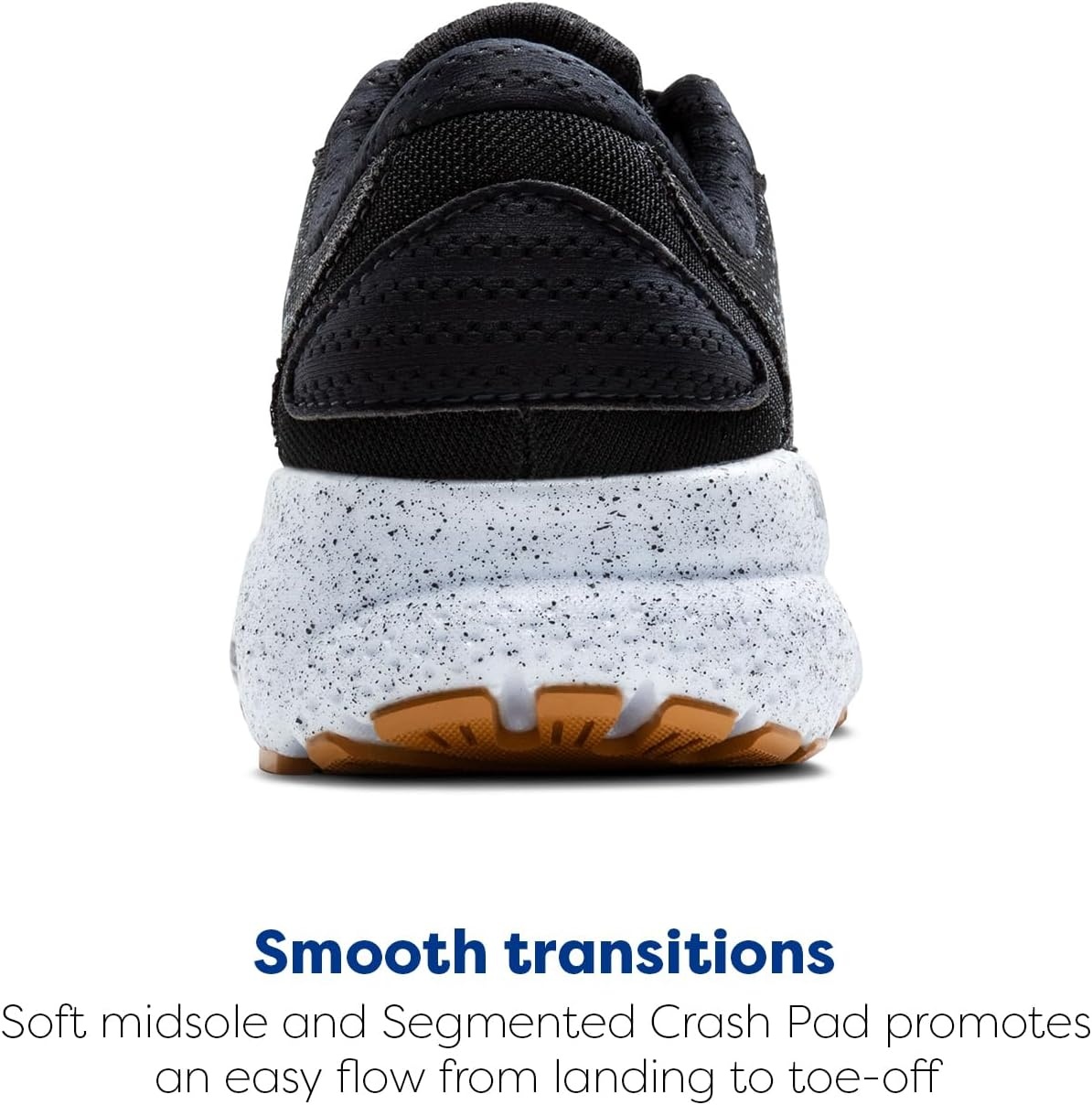 image:imageBrooks Womens Ghost 16 Neutral Running ShoeBlackBlackened PearlWhite