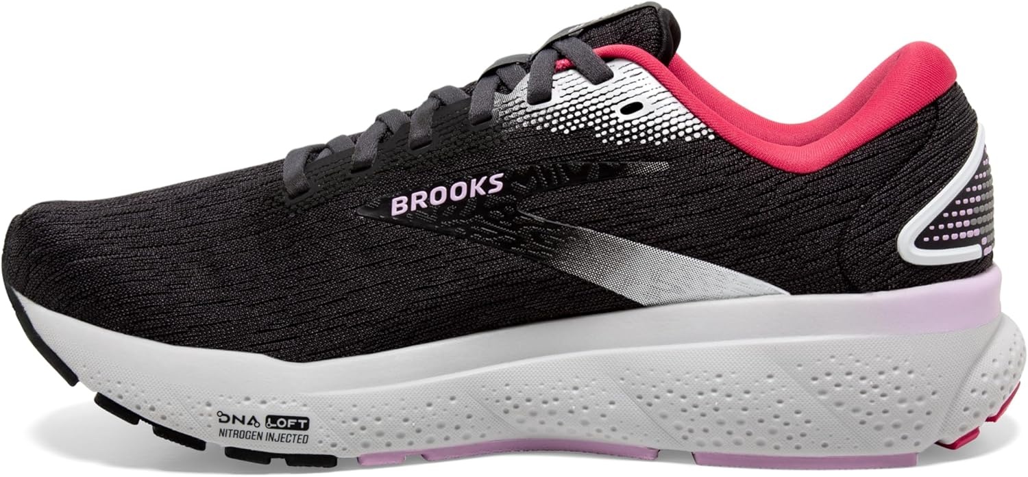 image:imageBrooks Womens Ghost 16 Neutral Running ShoeBlackEbonyRaspberry