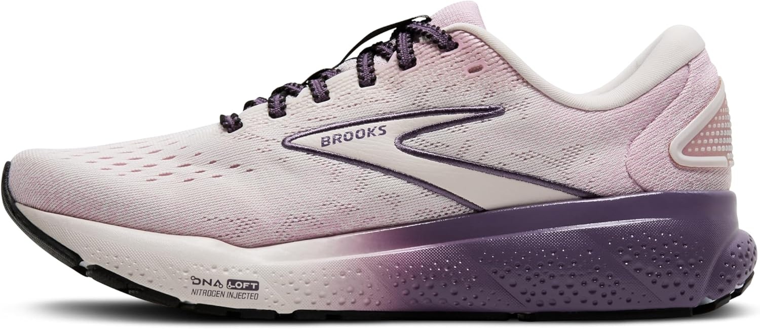 image:imageBrooks Womens Ghost 16 Neutral Running ShoeBlackLilacWindsome