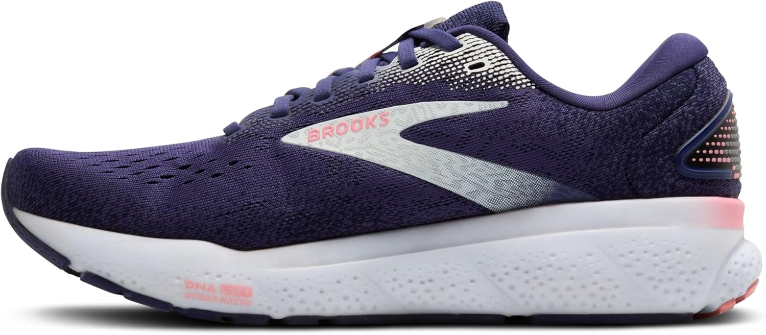 image:imageBrooks Womens Ghost 16 Neutral Running ShoeBlue RibbonDianthusPeacoat