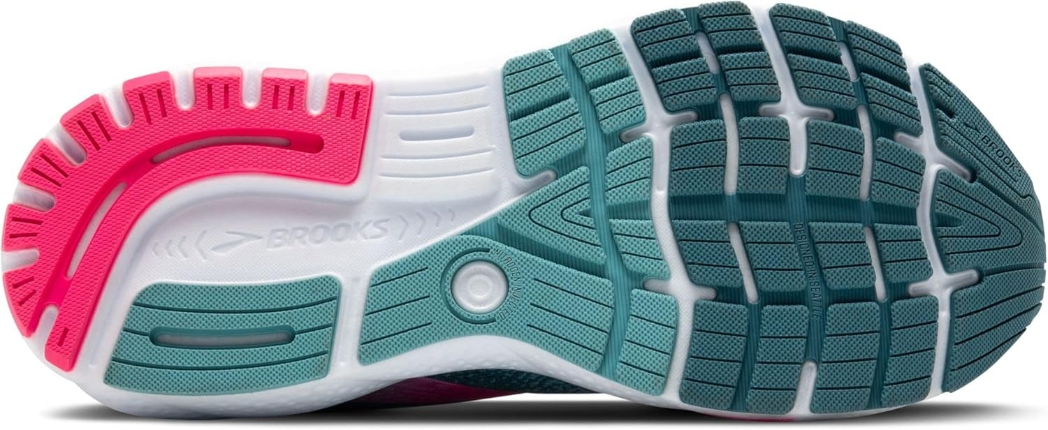 image:imageBrooks Womens Ghost 16 Neutral Running ShoeBluePinkMoroccan Blue