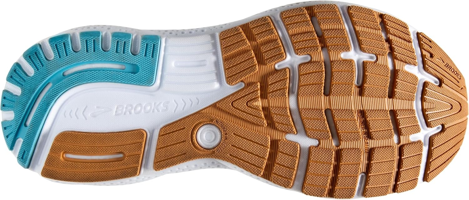 image:imageBrooks Womens Ghost 16 Neutral Running ShoeCoconutChateau GreyBlue