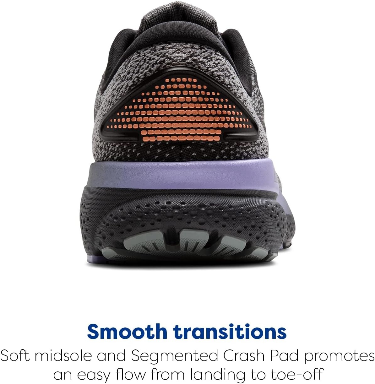 image:imageBrooks Womens Ghost 16 Neutral Running ShoeEbonyLavenderCopper