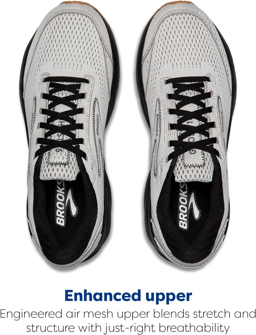 image:imageBrooks Womens Ghost 16 Neutral Running ShoeOysterBlackAlloy