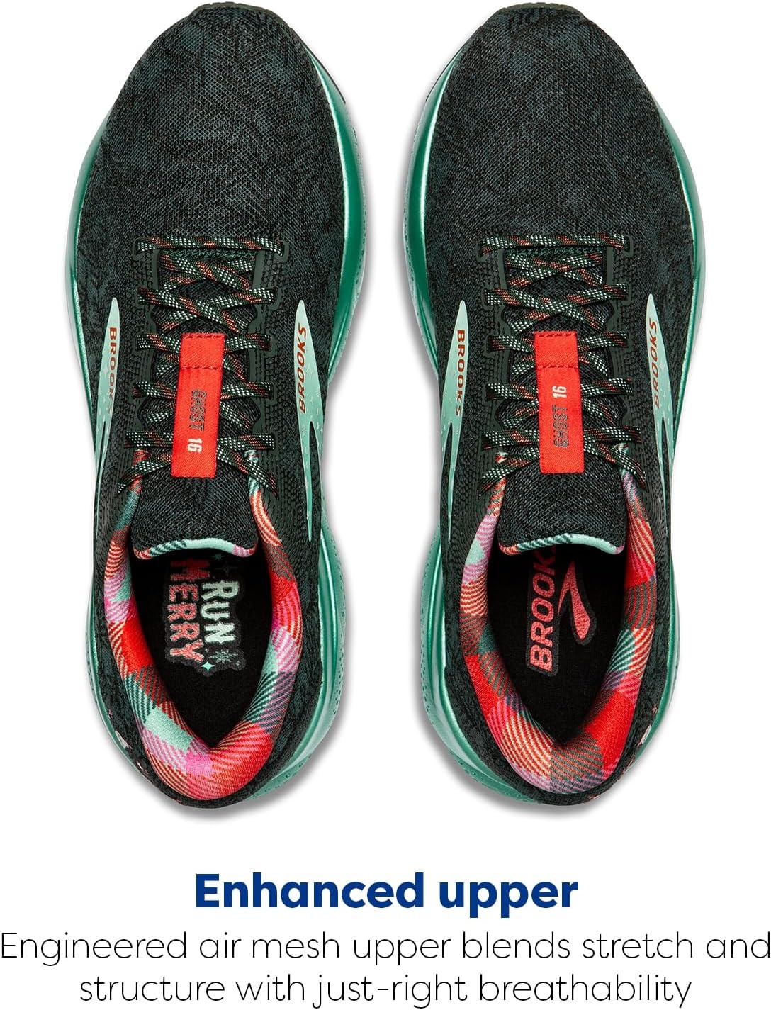image:imageBrooks Womens Ghost 16 Neutral Running ShoePosySycamoreFiesta