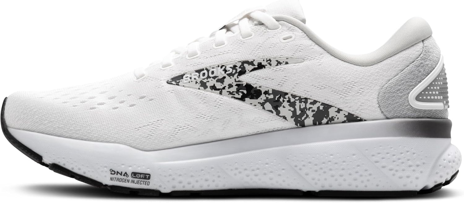 image:imageBrooks Womens Ghost 16 Neutral Running ShoeWhiteOysterLava