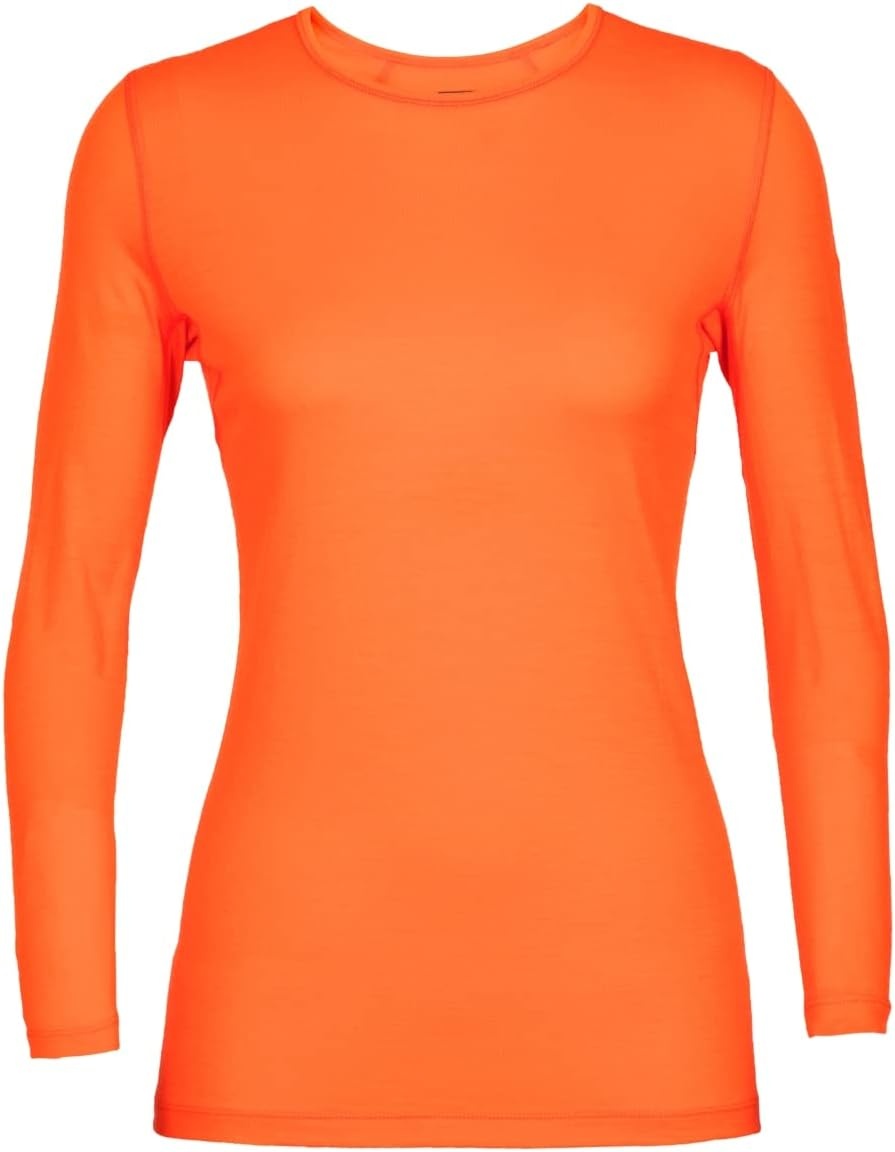 image:imageIcebreaker Merino Womens 200 Oasis Long Sleeve Thermal Cold Weather Base Layer TShirtFlash