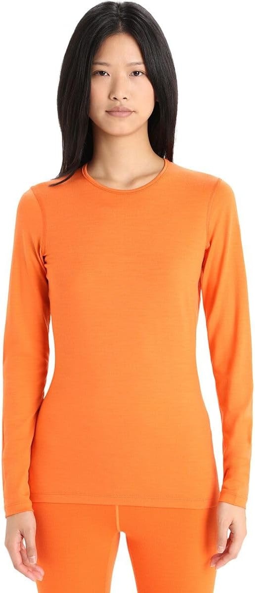 image:imageIcebreaker Merino Womens 200 Oasis Long Sleeve Thermal Cold Weather Base Layer TShirtFlash