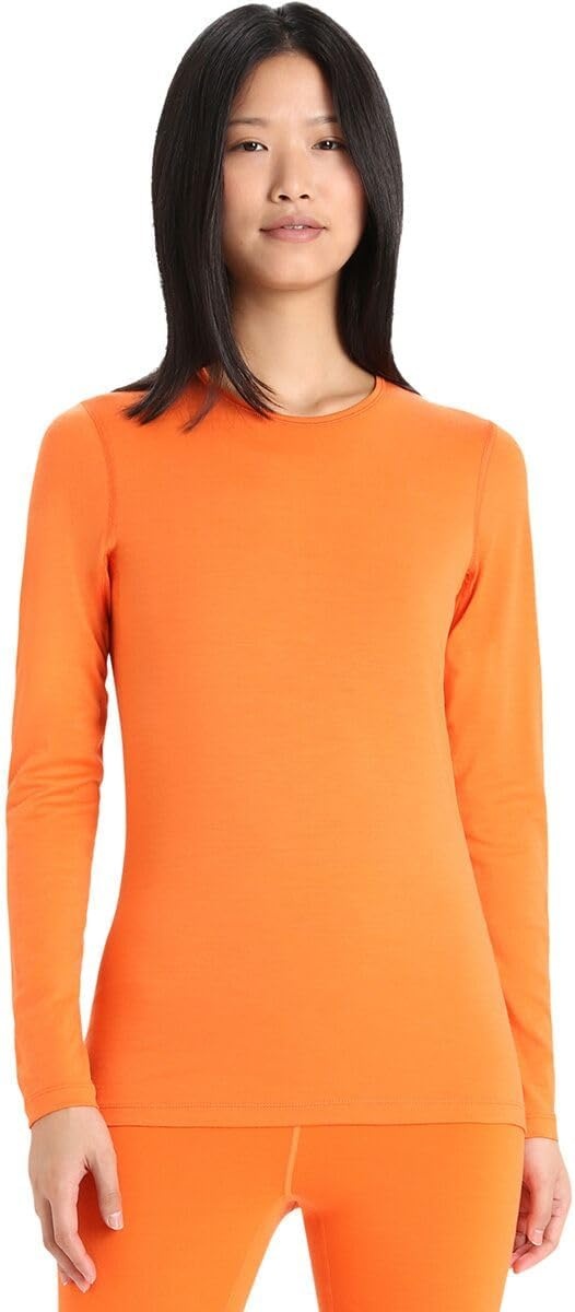 image:imageIcebreaker Merino Womens 200 Oasis Long Sleeve Thermal Cold Weather Base Layer TShirtFlash