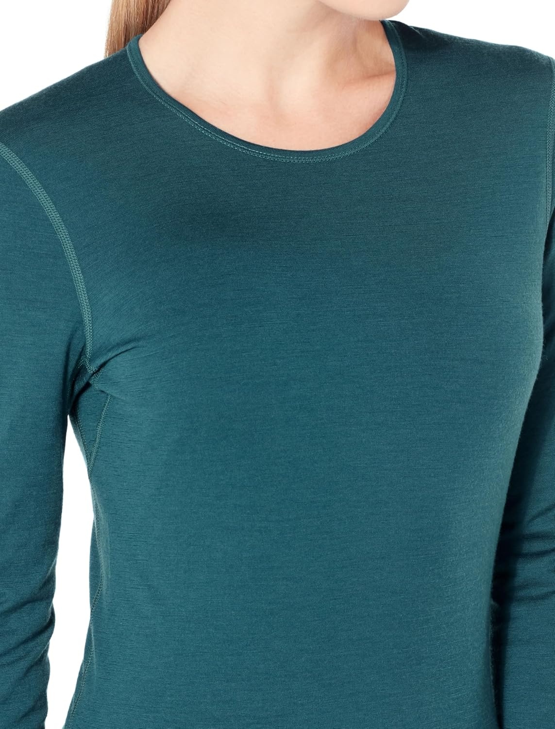 image:imageIcebreaker Merino Womens 200 Oasis Long Sleeve Thermal Cold Weather Base Layer TShirtMidnight Navy