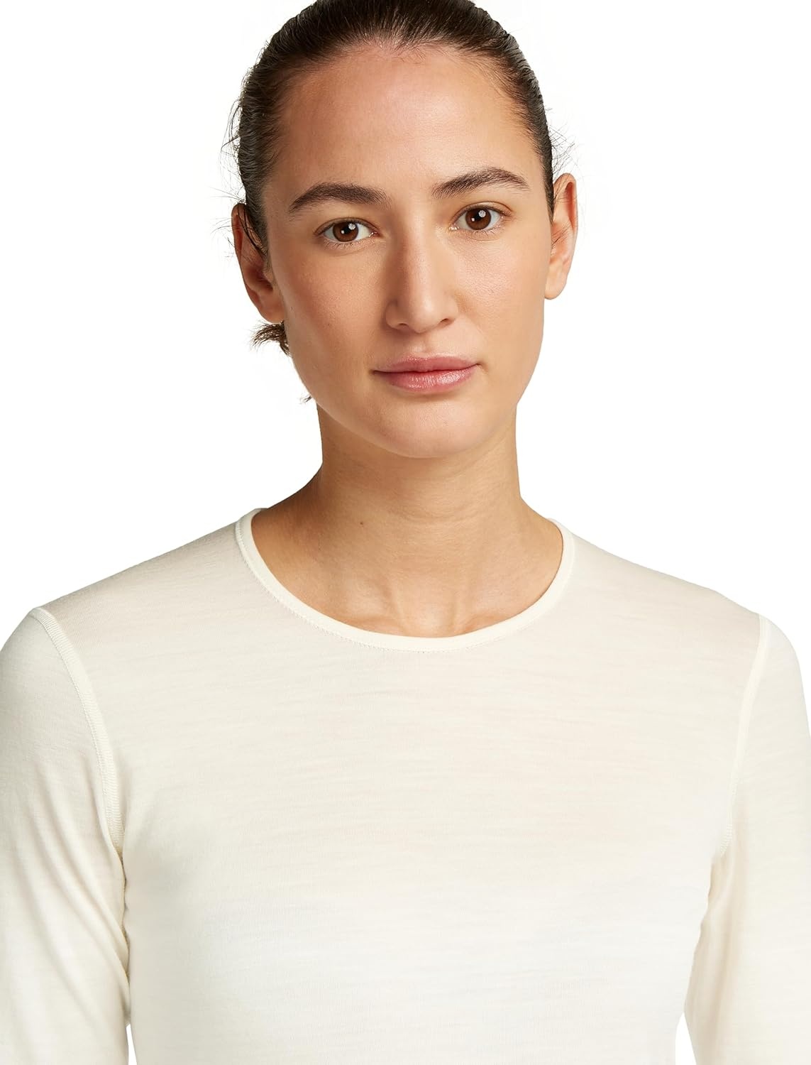 image:imageIcebreaker Merino Womens 200 Oasis Long Sleeve Thermal Cold Weather Base Layer TShirtUndyed