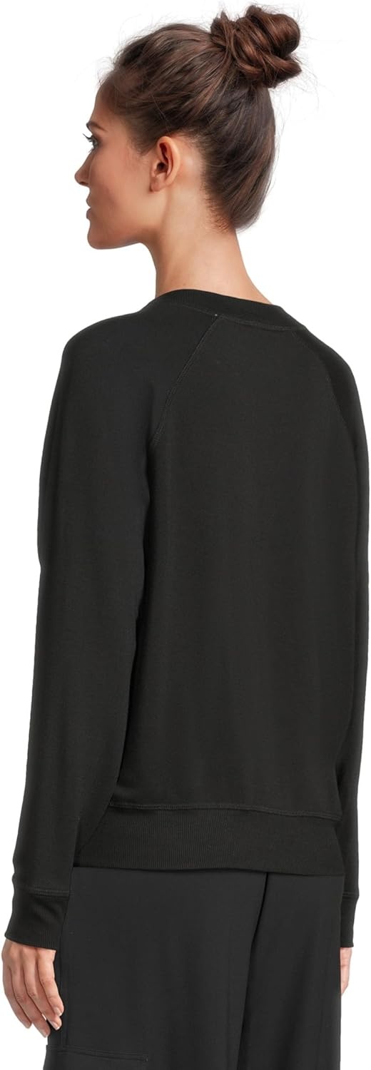 image:imageSPLITS59 Womens Bennie Fleece Vneck SweatshirtBlack