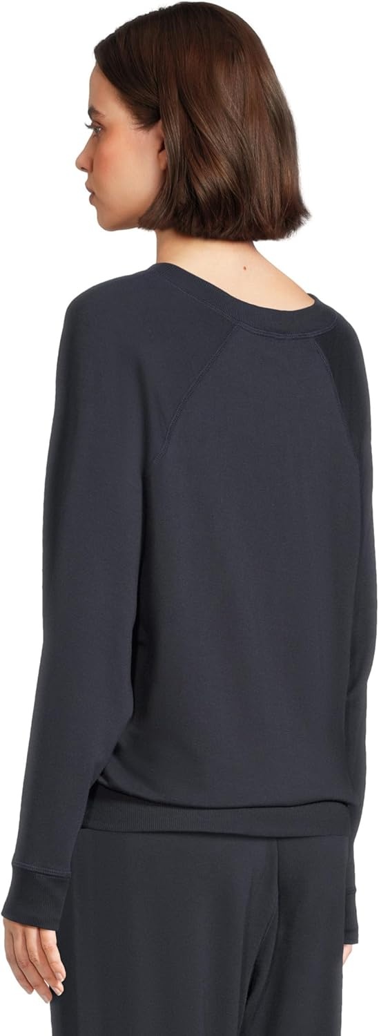 image:imageSPLITS59 Womens Bennie Fleece Vneck SweatshirtIndigo