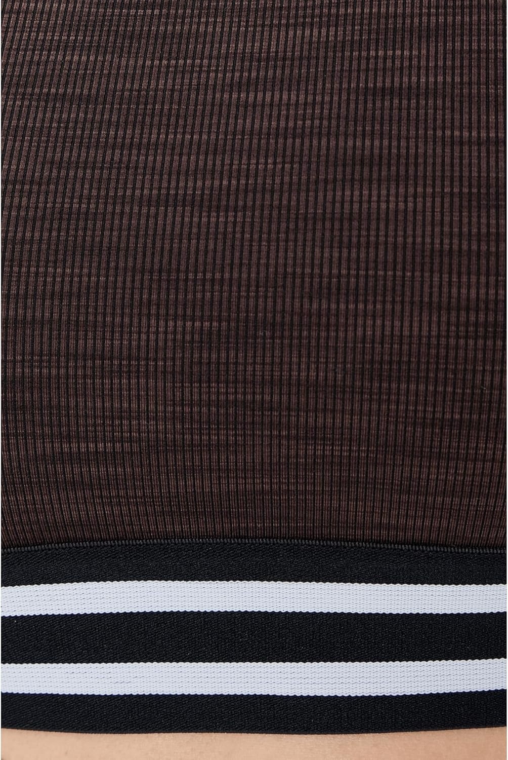 image:imageSPLITS59 Womens Cali Active Rib BraDark Chocolate