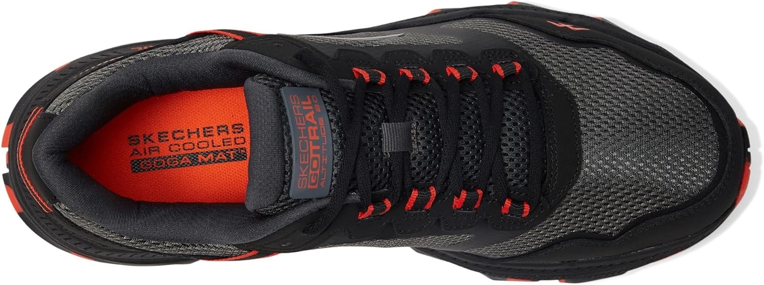 image:imageSkechers Mens Mens Go Run Trail Altitude 20Marble Rock 30 SneakerBlackOrange