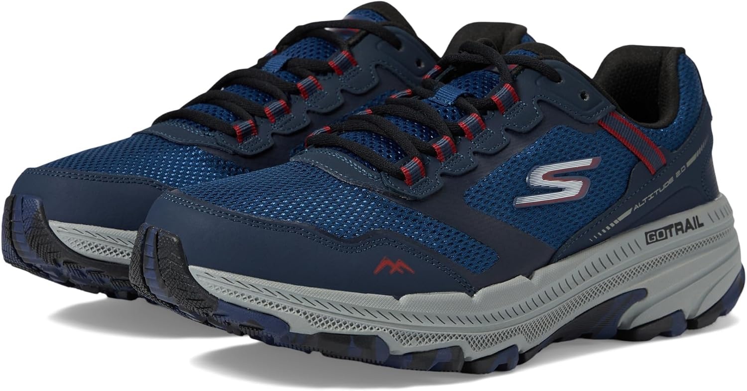 image:imageSkechers Mens Mens Go Run Trail Altitude 20Marble Rock 30 SneakerNavyRed