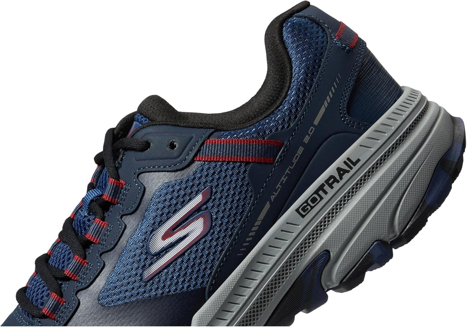 image:imageSkechers Mens Mens Go Run Trail Altitude 20Marble Rock 30 SneakerNavyRed