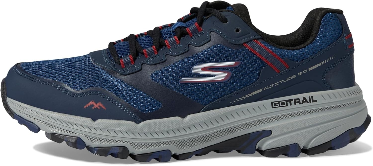 image:imageSkechers Mens Mens Go Run Trail Altitude 20Marble Rock 30 SneakerNavyRed