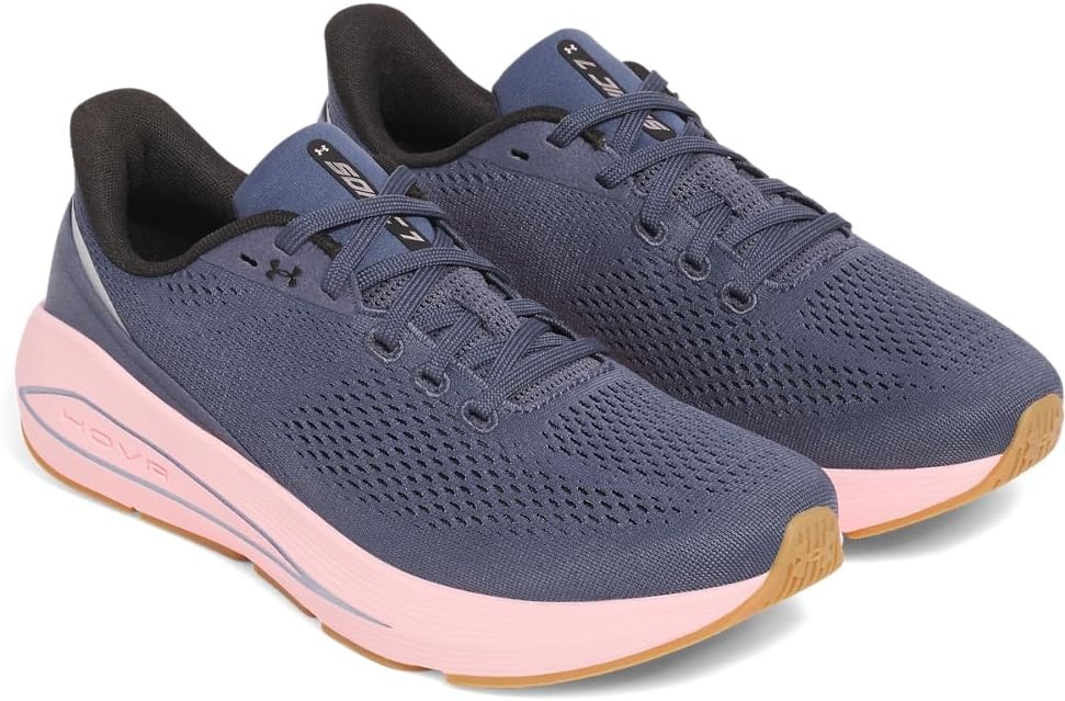 image:imageUnder Armour Womens HOVR Sonic 7044 Downpour GrayPrime PinkBlack