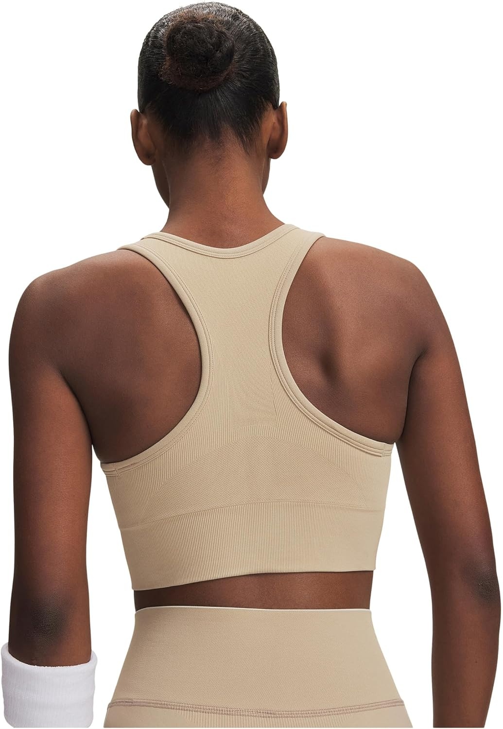 image:imageUnder Armour Womens Vanish Seamless MidImpact Sports BraCity KhakiSummit White