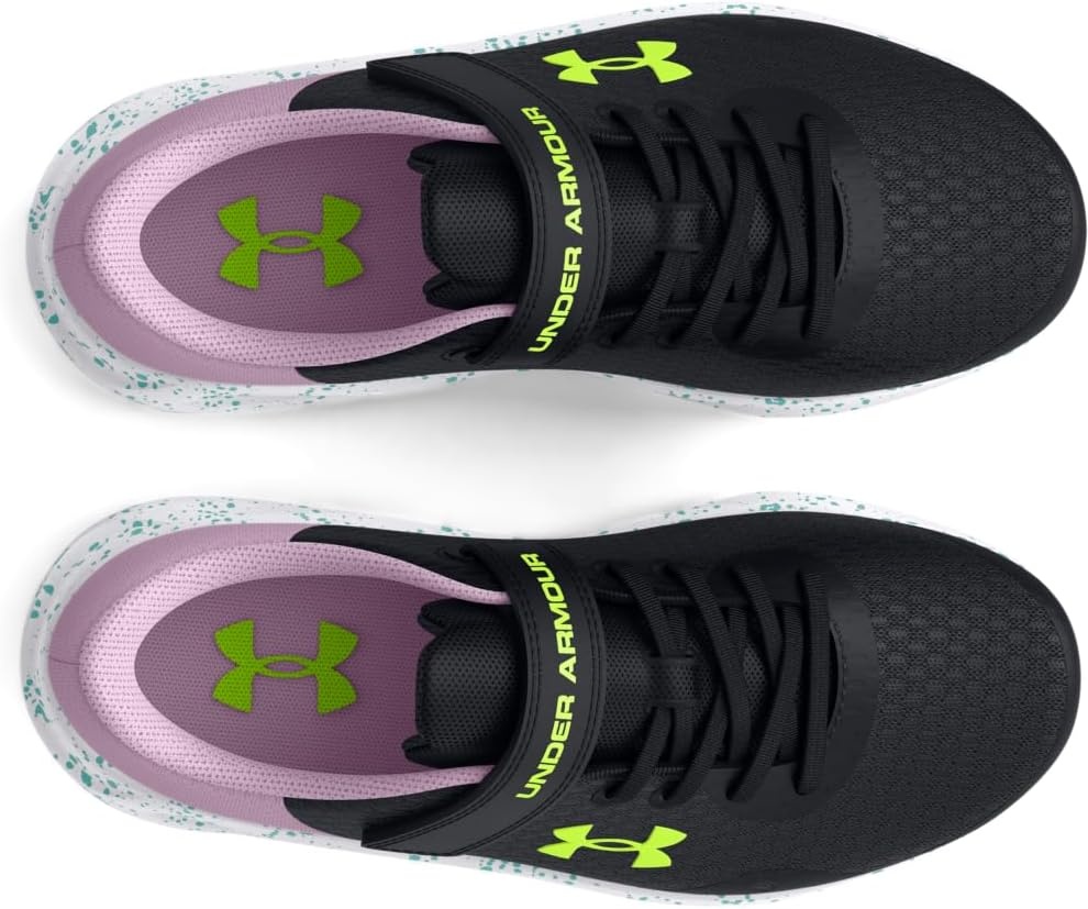 image:imageUnder Armour unisexchild Pursuit 3 Alternate Closure002 BlackPurple AceHighvis Yellow