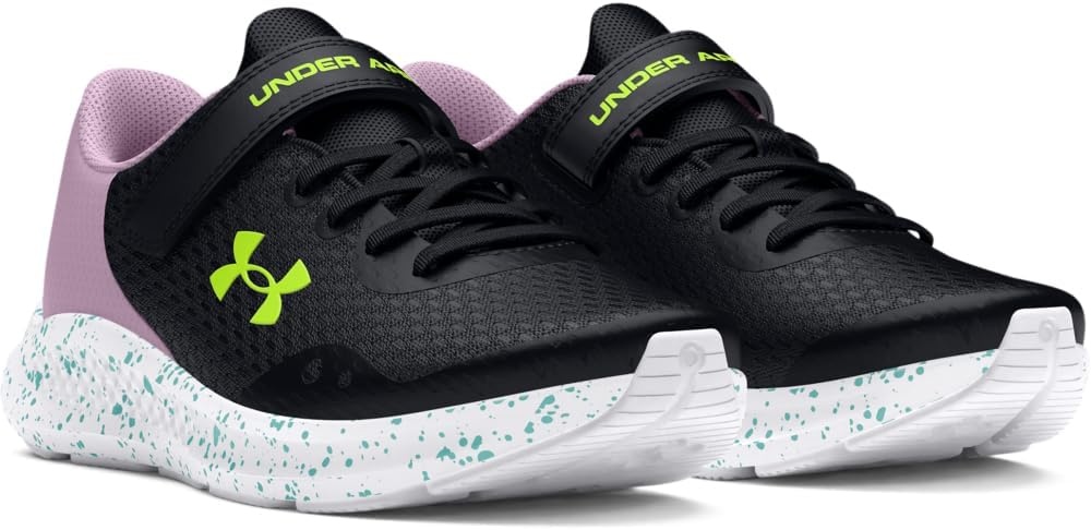 image:imageUnder Armour unisexchild Pursuit 3 Alternate Closure002 BlackPurple AceHighvis Yellow