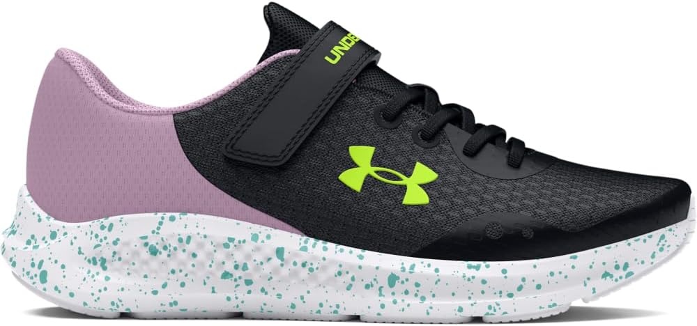 image:imageUnder Armour unisexchild Pursuit 3 Alternate Closure002 BlackPurple AceHighvis Yellow