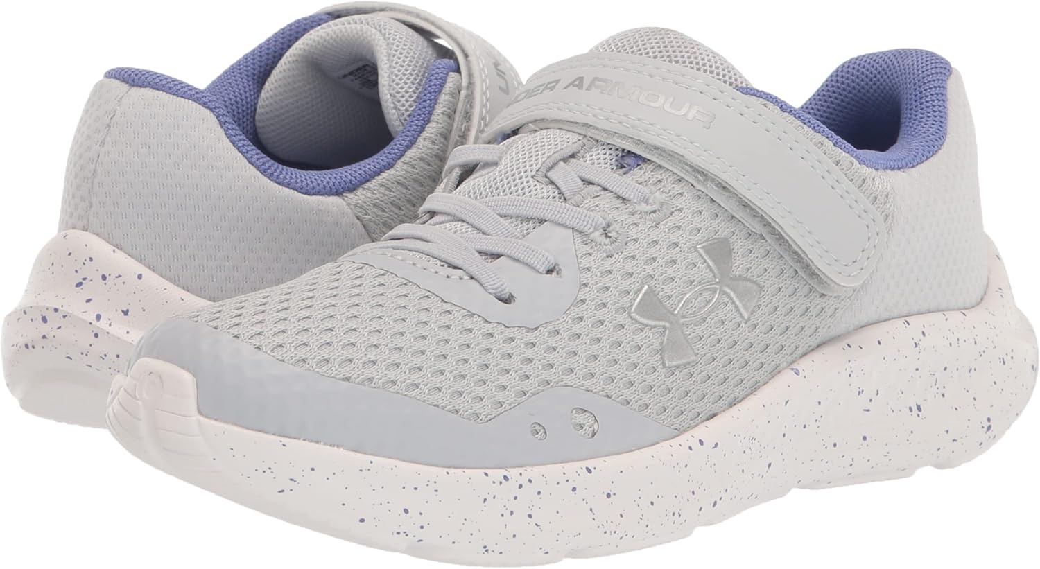image:imageUnder Armour unisexchild Pursuit 3 Alternate Closure103 Halo GrayBaja BlueMetallic Silver