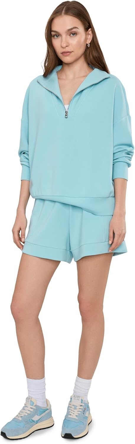 image:imageVarley Womens Hawley Half Zip SweaterPorcelain Blue
