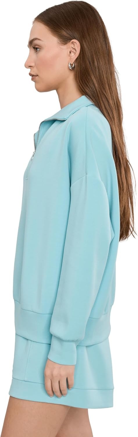 image:imageVarley Womens Hawley Half Zip SweaterPorcelain Blue