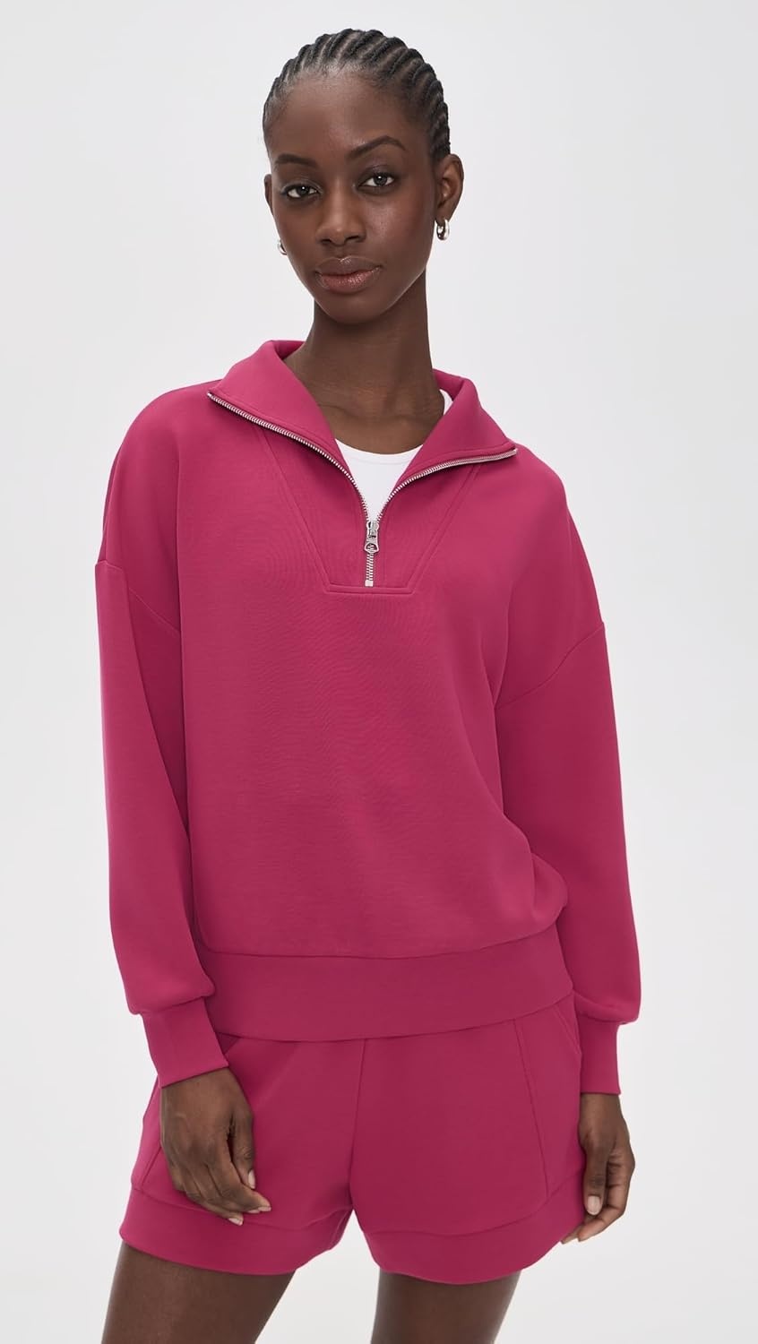 image:imageVarley Womens Hawley Half Zip SweaterRich Raspberry