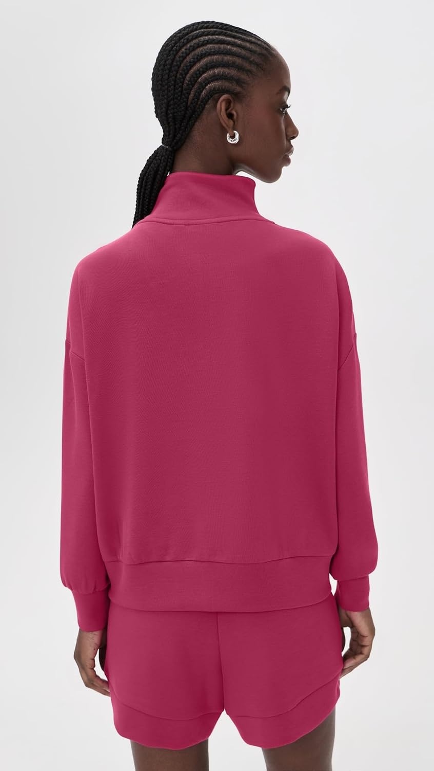 image:imageVarley Womens Hawley Half Zip SweaterRich Raspberry