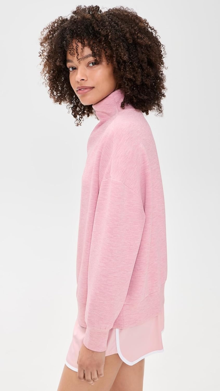 image:imageVarley Womens Hawley Half Zip SweaterRose Marl
