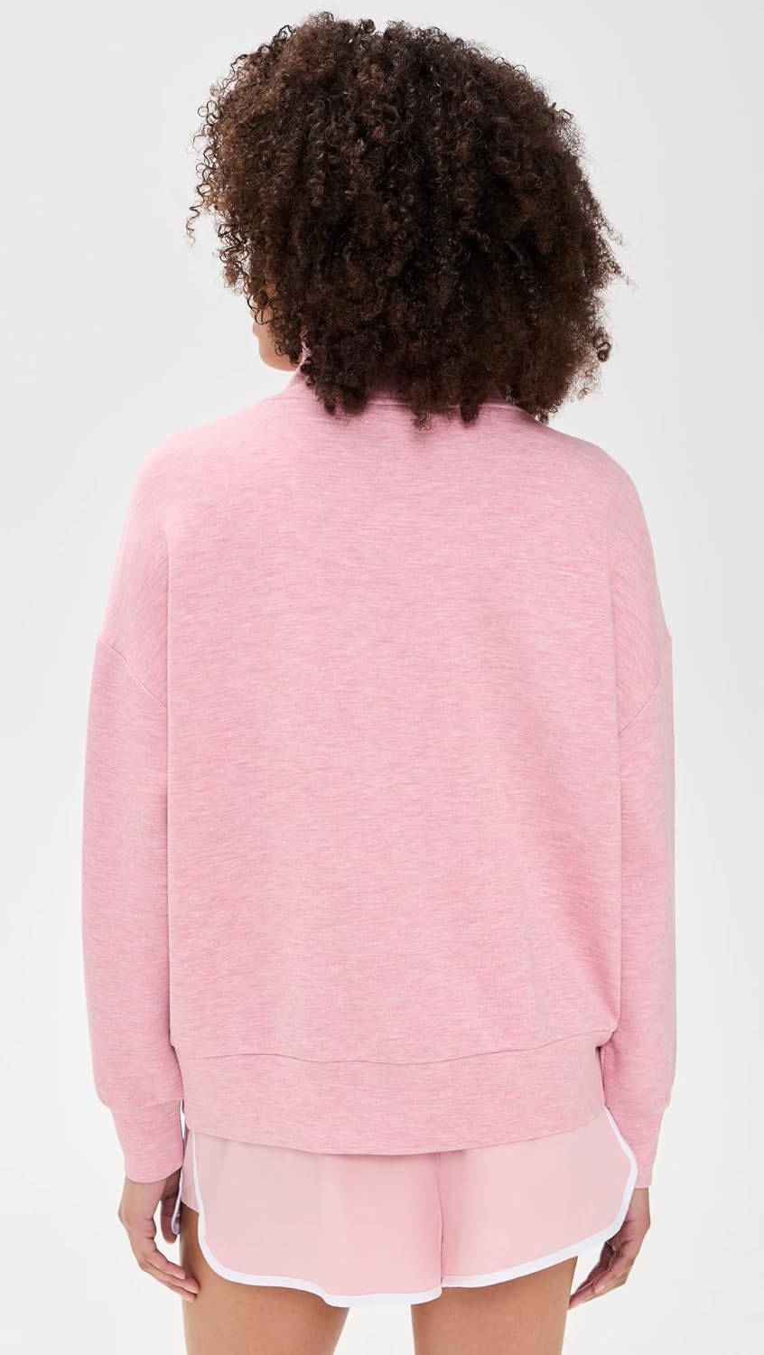 image:imageVarley Womens Hawley Half Zip SweaterRose Marl