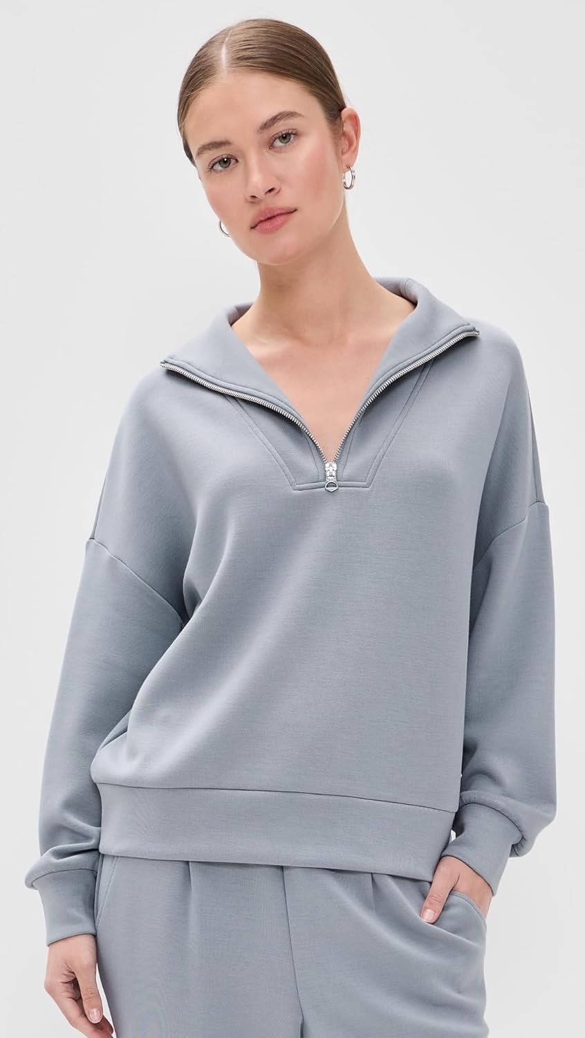 image:imageVarley Womens Hawley Half Zip SweaterWind Blue