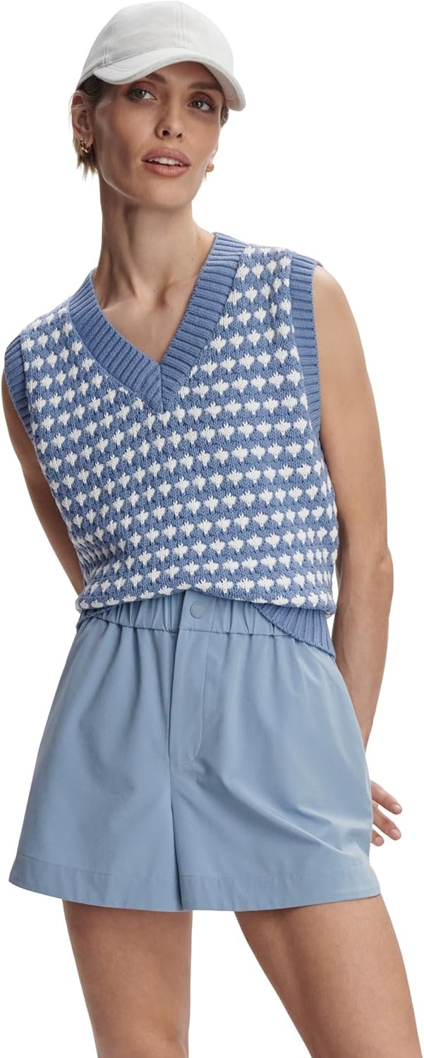 image:imageVarley Womens Nila Mid Rise ShortsRain Blue